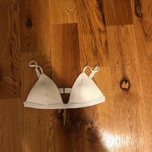 White bikini top